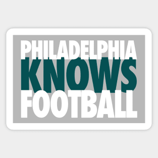 Philly Knows Football Sticker